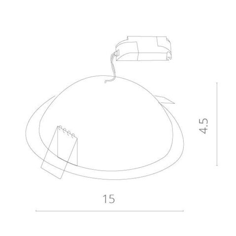 Встраиваемый светодиодный светильник Arte Lamp RIFLESSIONE A7012PL-1WH