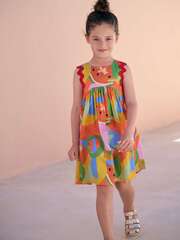 Сарафан для девочки Next AC6-222, Оранжевый, Розовый