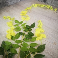 Ветка Глицинии Желтая 3 веточки