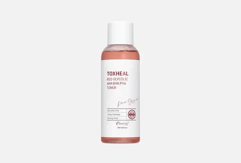 ESTHETIC HOUSE Тонер для лица TOXHEAL RED GLYCOLIC AHA, BHA, PHA TONER (180 мл)