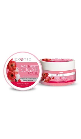 Exotic EX-09 Скраб сахарный для лица и тела  (B Moroccan Snow White)  300 ml
