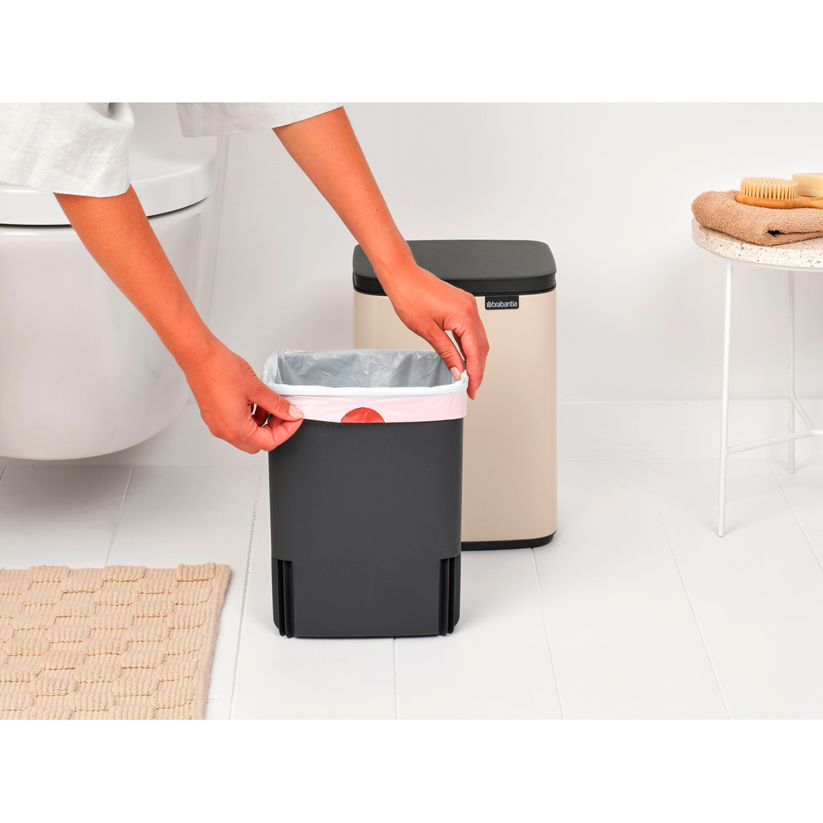 Мусорный бак Bo (7 л), Бежевый, арт. 234101 - фото 6