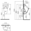 Vitra Arkitekt 6202B003-0198 Писсуар