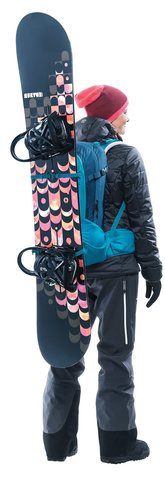 Картинка рюкзак для сноуборда Deuter freerider 30 black - 8