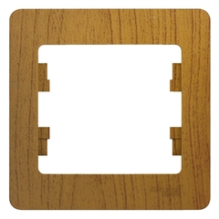 Schneider Electric Glossa Дерево Дуб Рамка 1-местная IP20 скрытая установка GSL000501