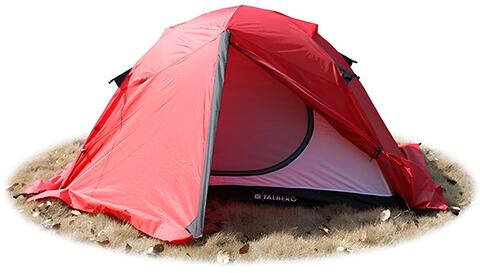 Картинка палатка туристическая Talberg Boyard Pro 2 red - 3