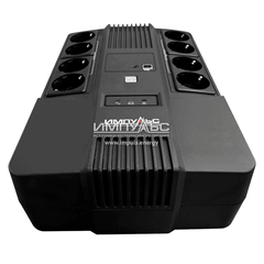 ИБП ИМПУЛЬС МАСТЕР 1000, 1000ВА/600Вт, LED, USB, RJ11/RJ45, SCHUKOx8