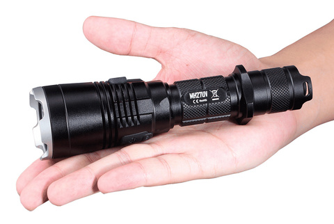 Фонарь ручной Nitecore MH27UV черный лам.:светодиод. 18650x1 (14878)
