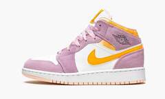 Air Jordan 1 Mid SE GS "Arctic Pink University Gold"