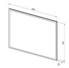 Aquanet 288966 Зеркало Оптима 90х75 LED (288966)