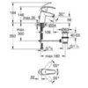 Набор для ванны 3 в 1 GROHE 124446 Eurosmart (33265002,33300002,27853000), хром