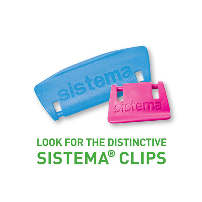 Контейнер для салата с разделителями и приборами Sistema "TO GO" 1,63 л, цвет Фиолетовый