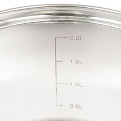 Кастрюля нерж, 2.9 л, с крыш, Daniks, Стандарт-PR, SD-18-2, индукц