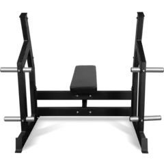 Скамья для жима горизонтальная профессиональная BRONZE GYM AL-304