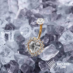 Банан Jasmine Heart Crystal PVD Yellow