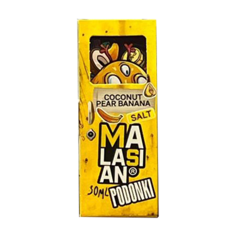 Жидкость Podonki Malasian salt 2% 30 ml - Кокос Груша Банан