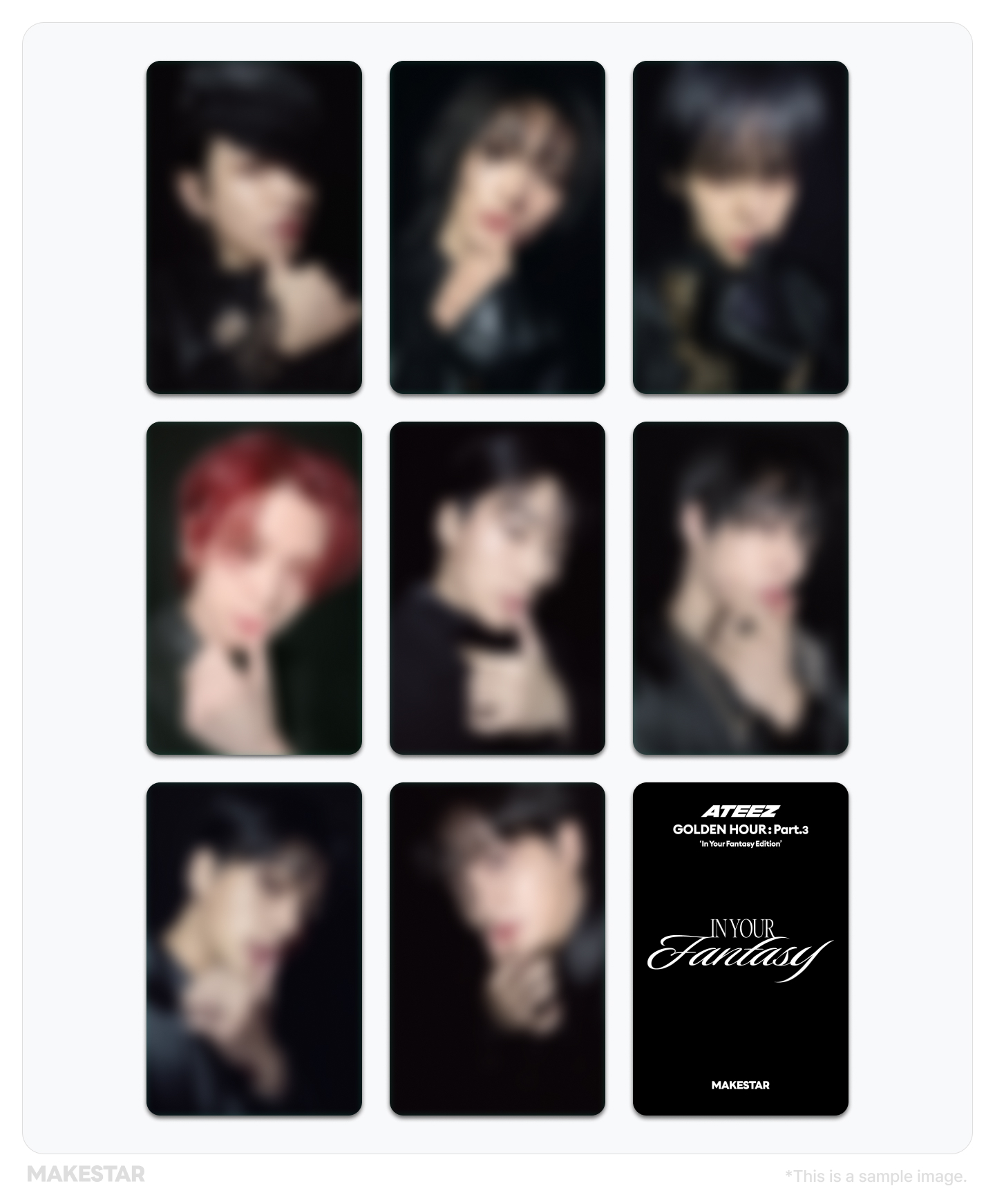 ATEEZ ホンジュン GH3 lN YOUR FANTASY edition Купить Альбом GOLDEN HOUR : Part.3 'In Your Fantasy Edition