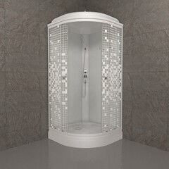 Душевая Кабина Triton Мозаика 90*90 А (ДН4)