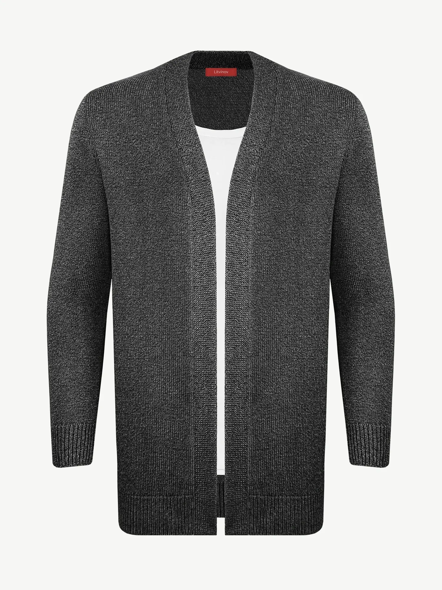 Кардиган с планкой из шелка