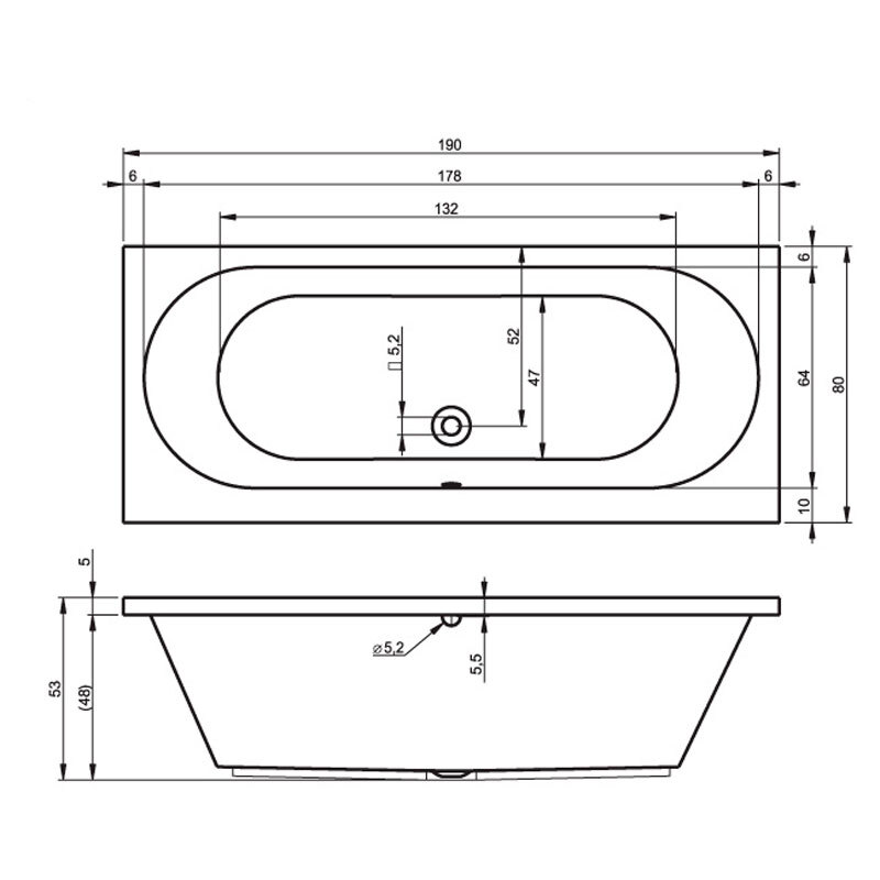 ванна Riho Carolina