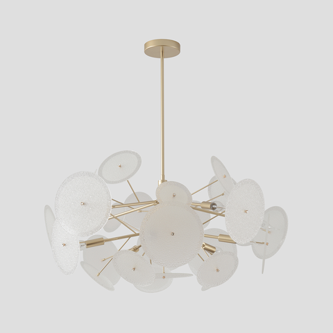 Подвесная люстра Crystal Lux DANDELION SP10 GOLD