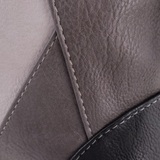 Сумка Саломея 376 мульти итальянский серо-черный