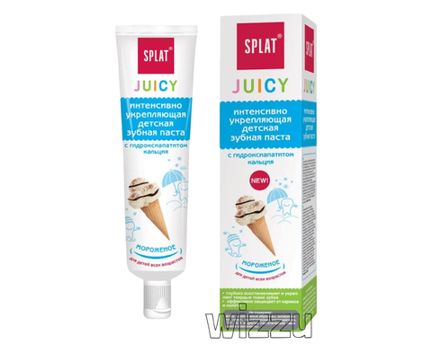 Зубная паста Сплат Juicy Мороженое детская 35мл, шт