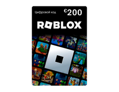 Карта оплаты Roblox 200 EUR EU [Цифровая версия] (для ПК, цифровой код доступа)