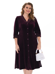 4067 Халат на пуговицах