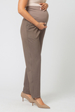 Брюки для беременных 17135 кофе