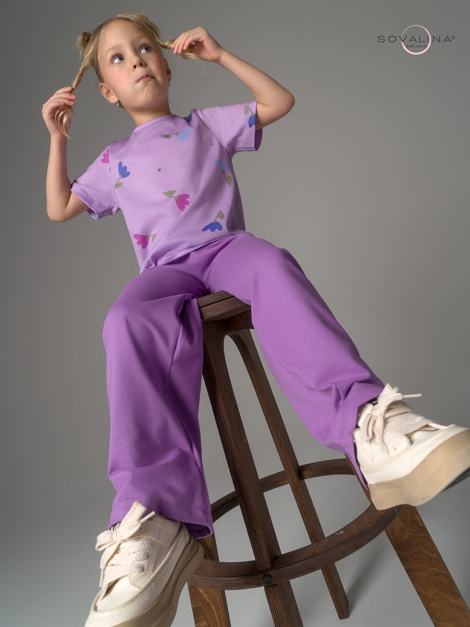 Костюм Лето сиреневый колокольчик-сирень