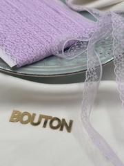 Кружево лавандовое (светло-фиолетовое)