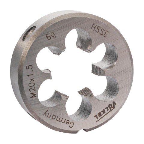 Плашка М20х1,5 DINEN22568 HSSE 6g 45х14мм Volkel 56484