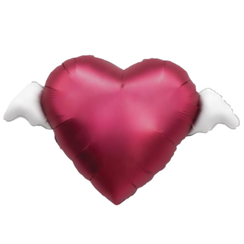 Аг Мини-фигура, Сердце, Твоя любовь окрыляет, 15''/38 см, 5 шт.