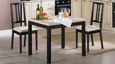 Стол обеденный раздвижной «Диез Т5» (Венге/штрихлак) обеденный для кухни , столовой и гостинной