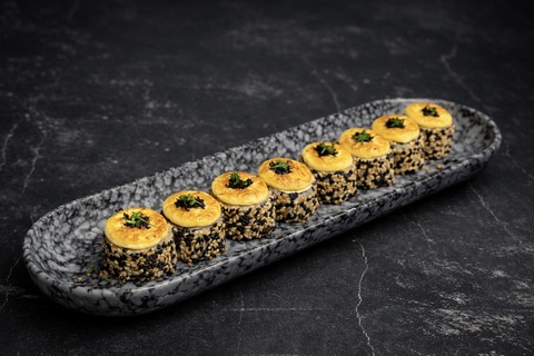 Запеченный снежный краб-пармезан мини