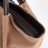 Сумка Саломея 362 эко-замша песочный