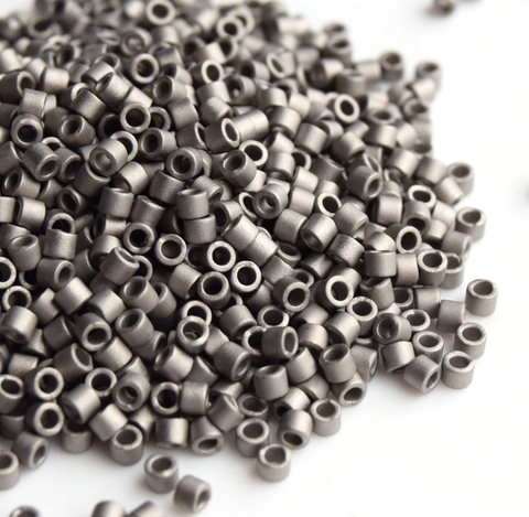 DB-0321 Бисер цилиндрический Миюки делика 11/0 Серый матовый /Miyuki delica 11/0 