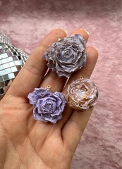Подвеска "Роза" (светло-сиреневая)