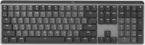 Клавиатура Logitech MX Mechanical механическая черный USB беспроводная BT/Radio slim LED (920-010766)