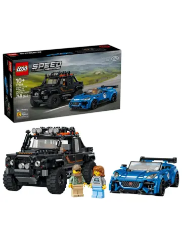 Конструктор Speed Champions 77264 Jaguar и Land Rover