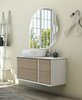 Cezares 50214 Раковина из искусственного мрамора, чаша справа 50214 Bianco opaco, 106x46x1,6