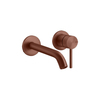 Gessi 54086#708 Gessi 316 Встраиваемый смеситель с изливом 200-170мм (внешние части), цвет: brushed copper pvd