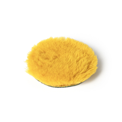 Shine Systems Yellow Wool Pad - полировальный круг из желтого меха, 155 мм