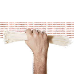 Стяжки морозостойкие Арктик 4х300 белые - 100 шт/уп | Хомуты кабельные морозостойкие