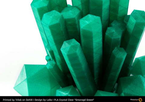 Пластик для 3D-принтера Fillamentum PLA Crystal Clear Emerald