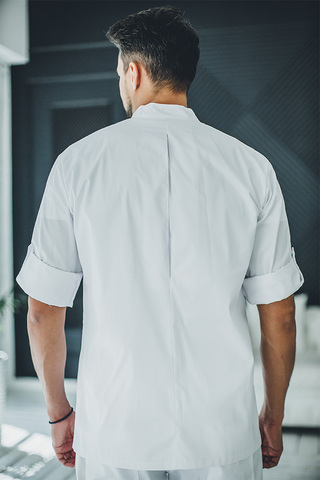 китель пм м17 сатори белый/красный