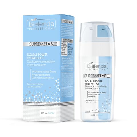 IS Supremelab Hydra Glow Double Power Hydro Shot Двухфазный увлажняющий гидро-концентрат 30 мл