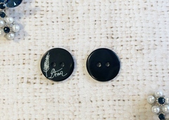 Пуговицы, d 1,8 см, чёрный