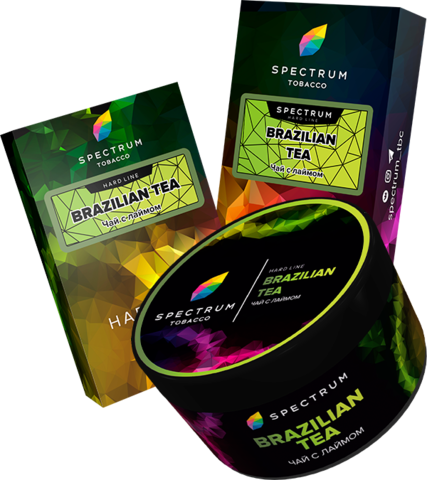 Табак Spectrum Hard Line Brazilian Tea (Бразильский Чай) 200г